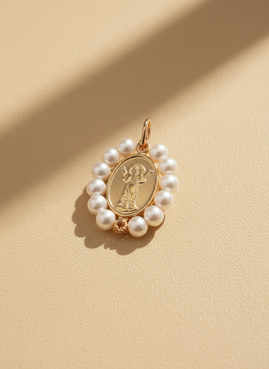 Pearl Saint Pendant