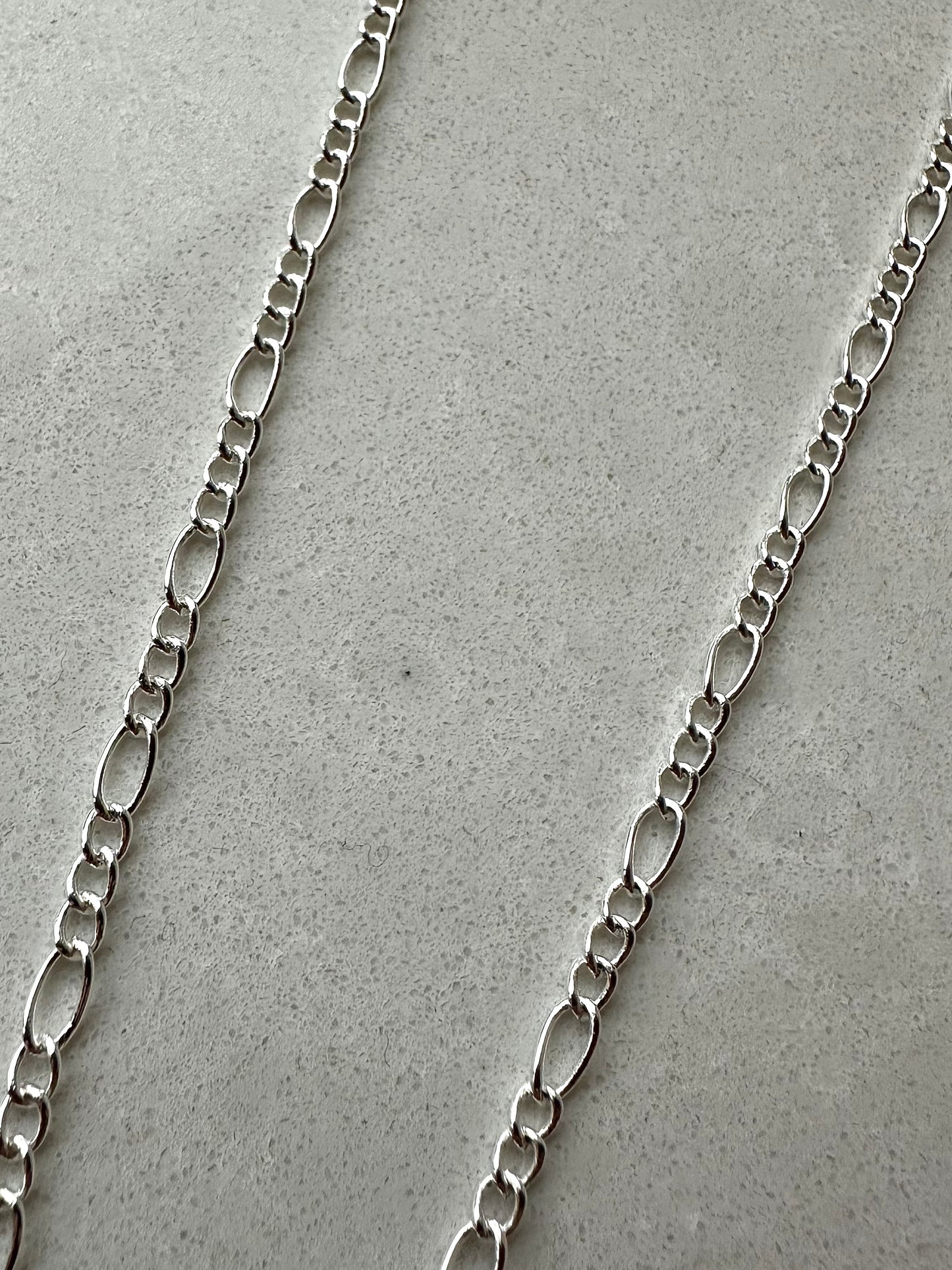Silver Figaro Chain