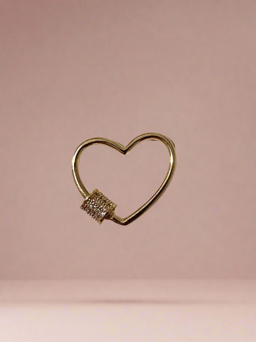 Heart Charm Clip