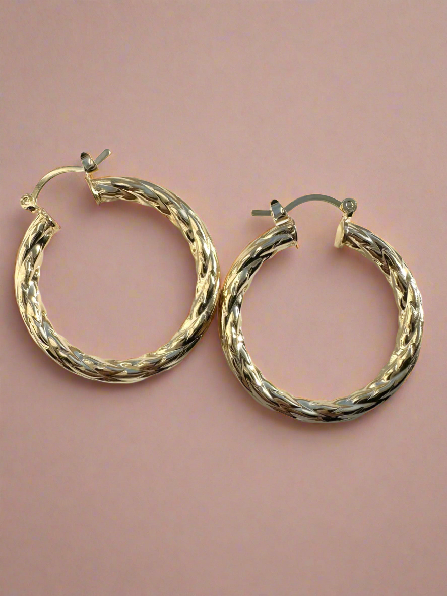 Ribbed Hoops