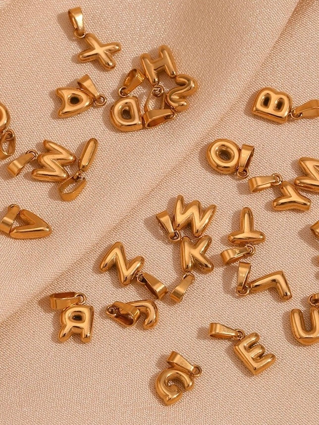 Mini Bubble Letter Pendants