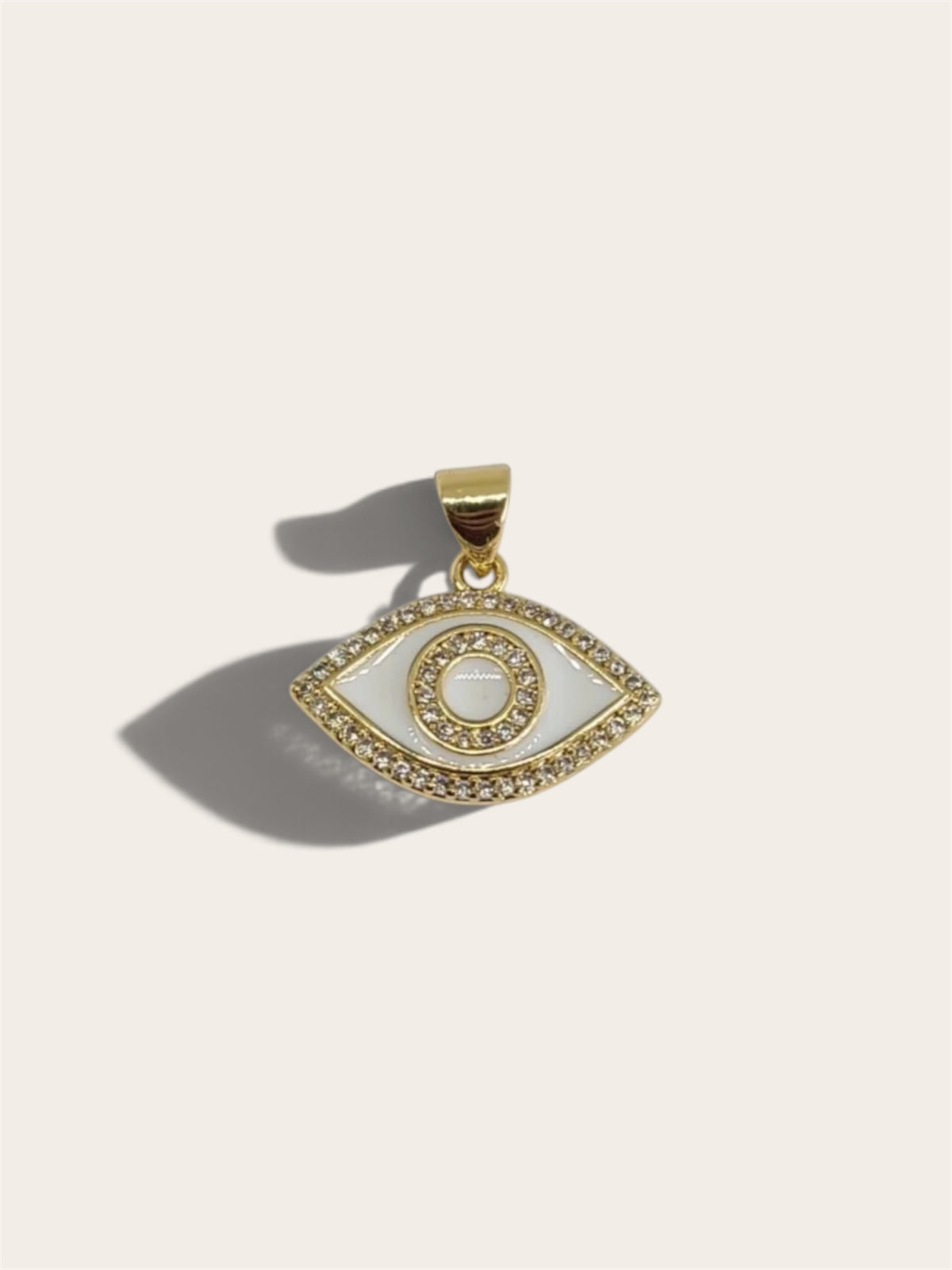 Ivory Evil Eye Pendant