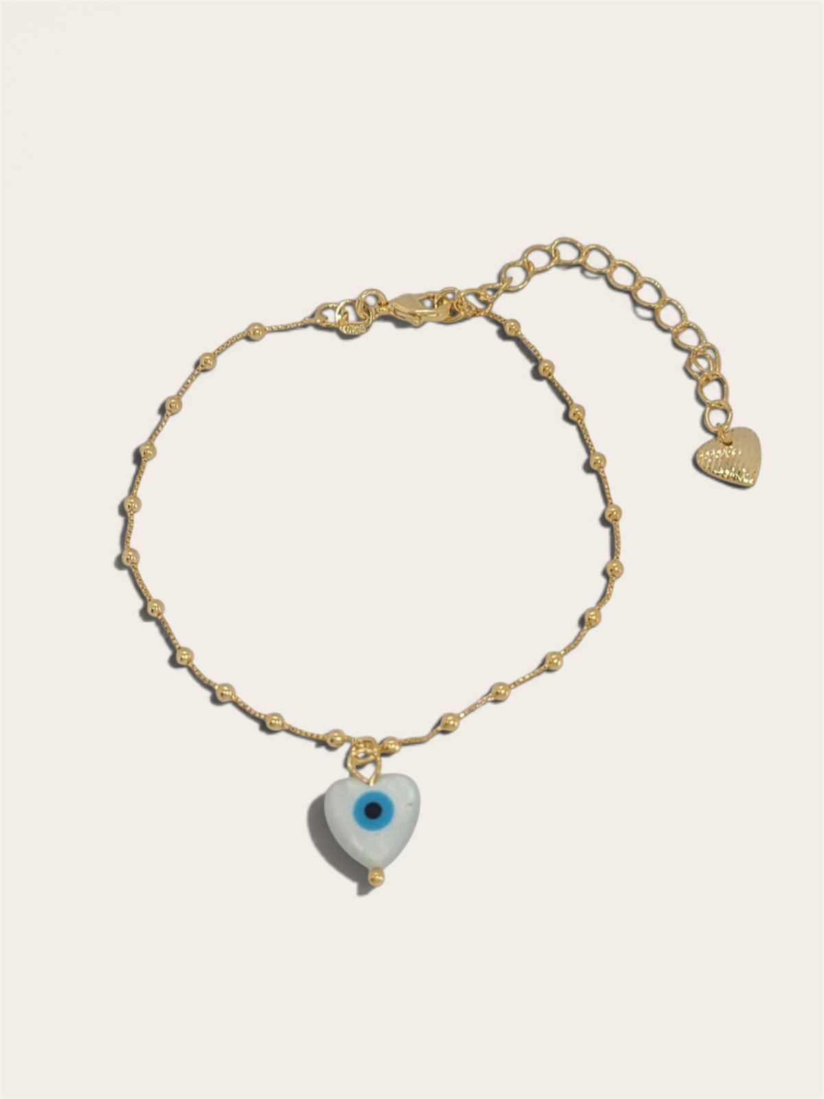 Heart Evil Eye Bracelet