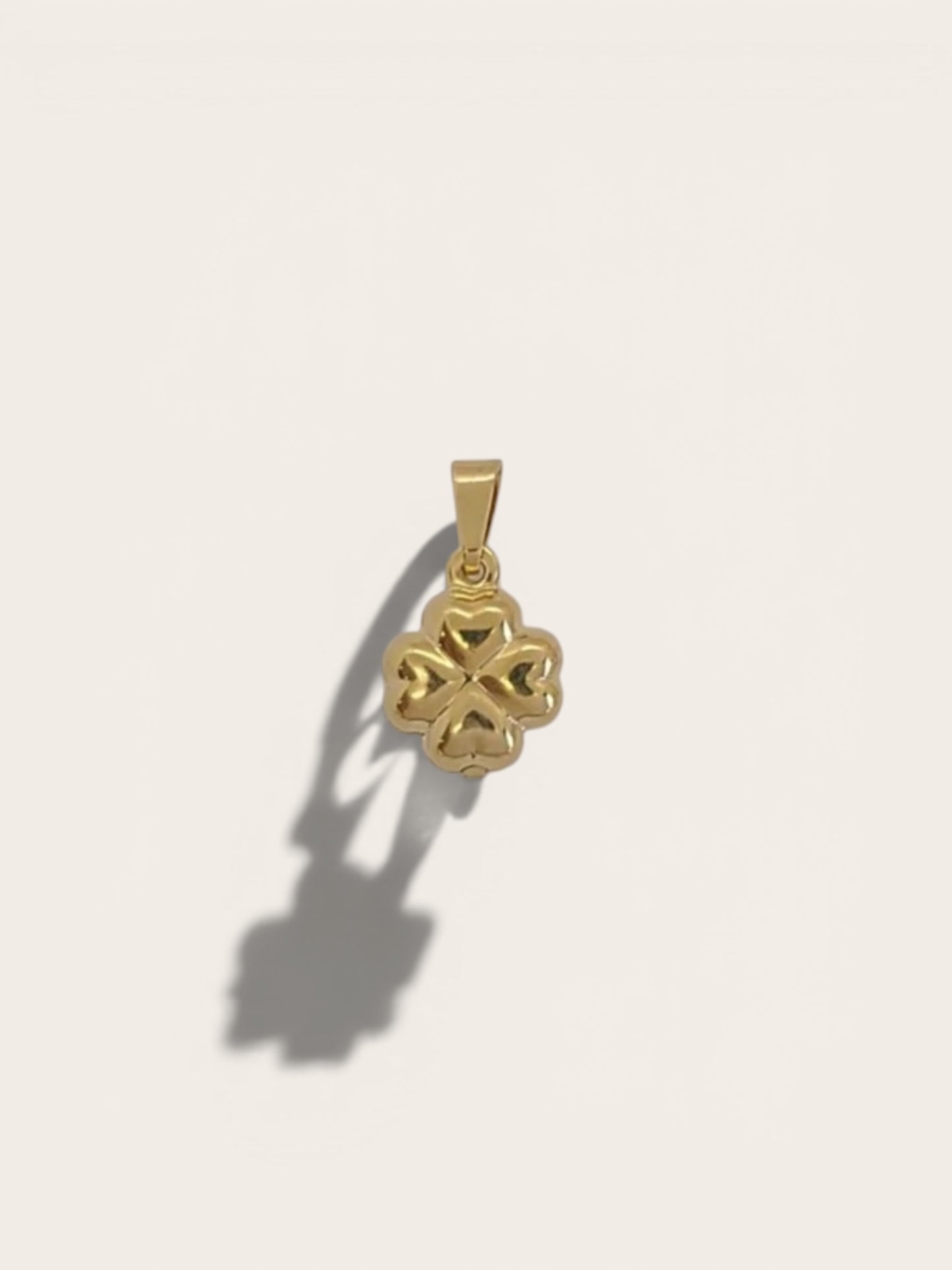 Mini Puffy Clover Pendant
