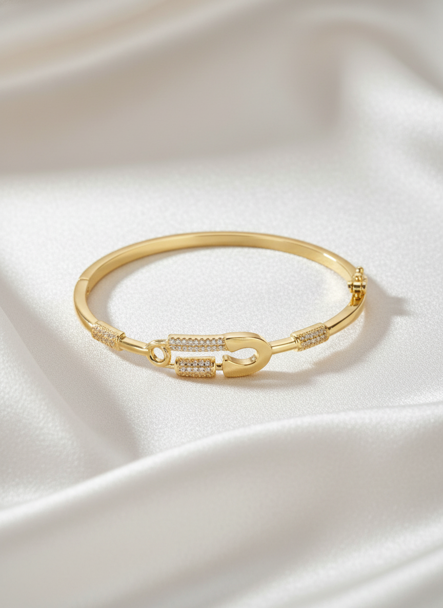 Safety Pin Bangle