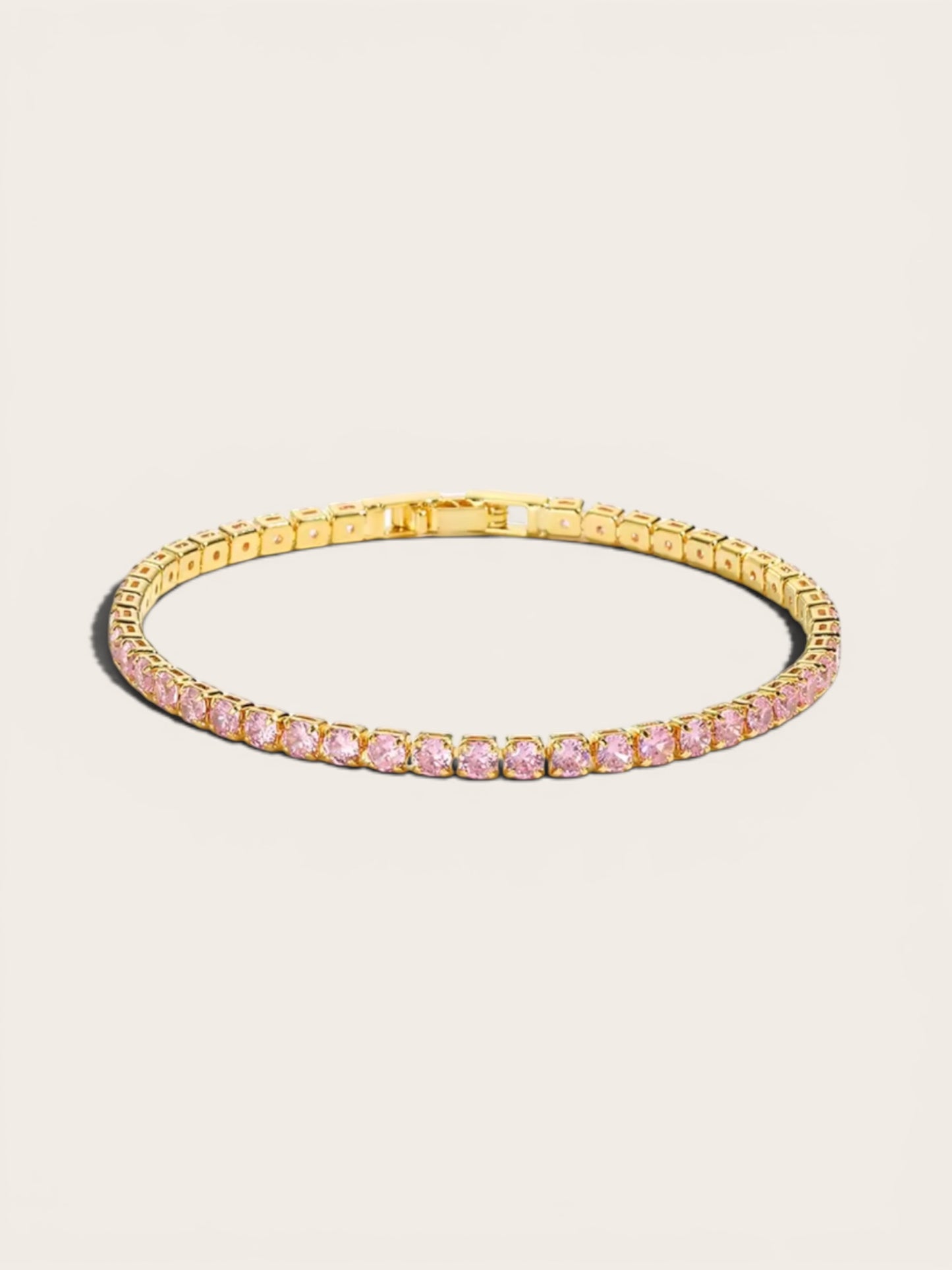 Rose Tennis Bracelet