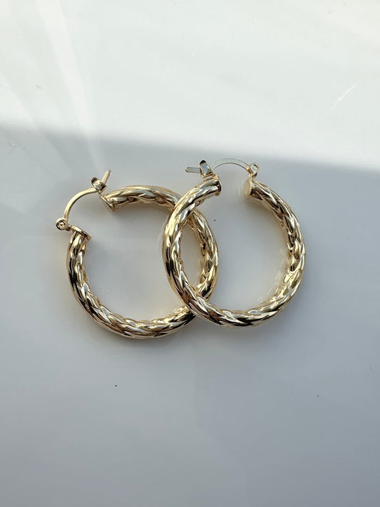 Ribbed Hoops