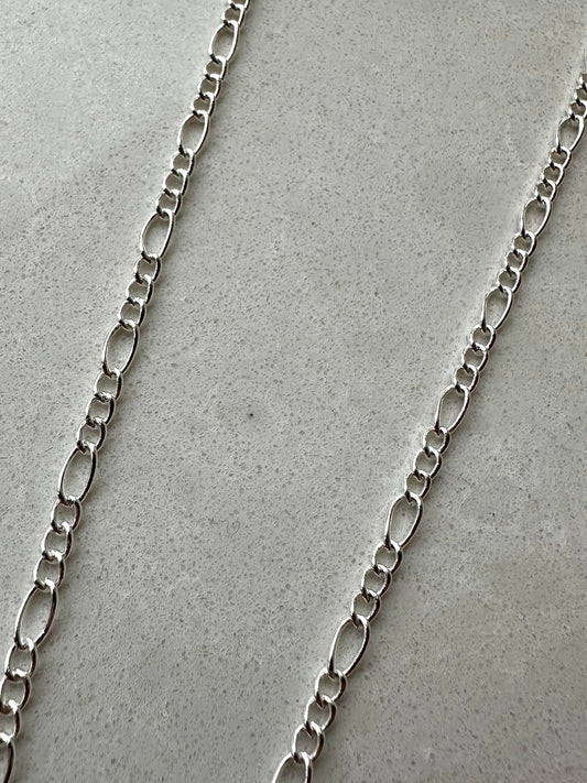 Silver Figaro Chain