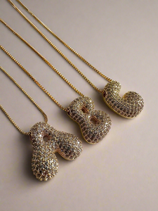 Bubble Letter Necklaces