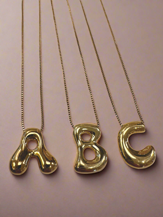 Bubble Letter Necklace