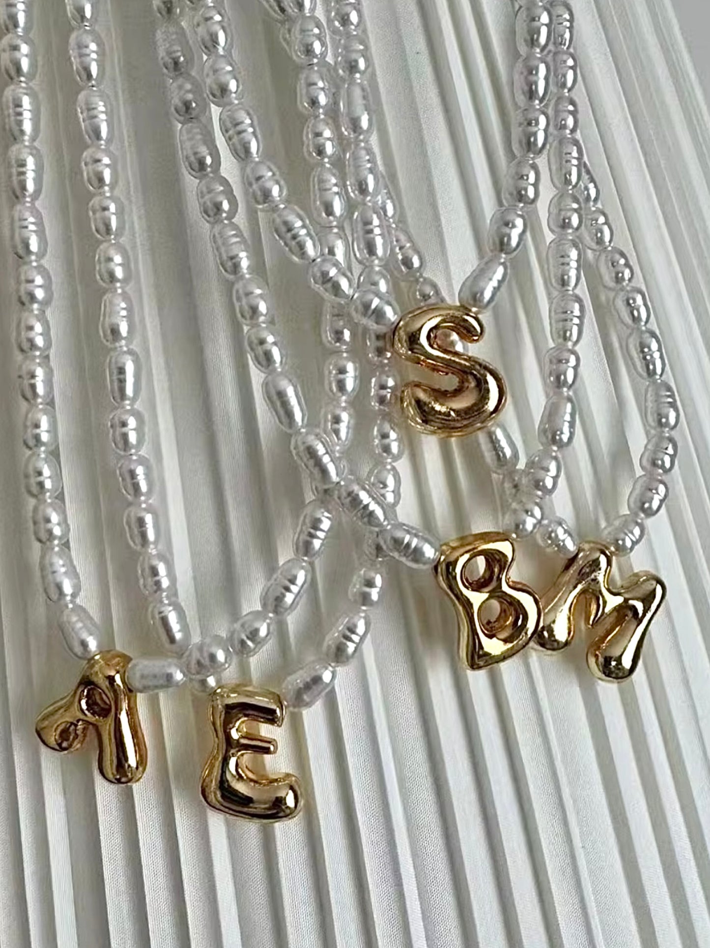 Goddess Initial Necklaces