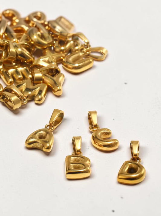 Mini Bubble Letter Pendants