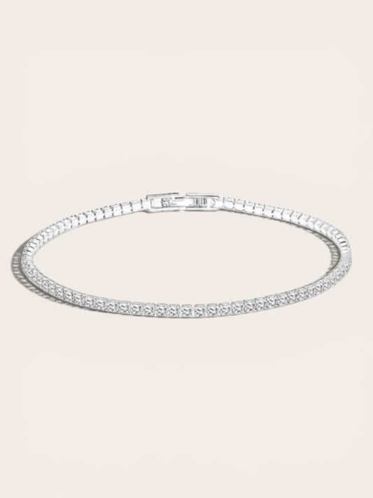 Mini Silver Tennis Bracelet