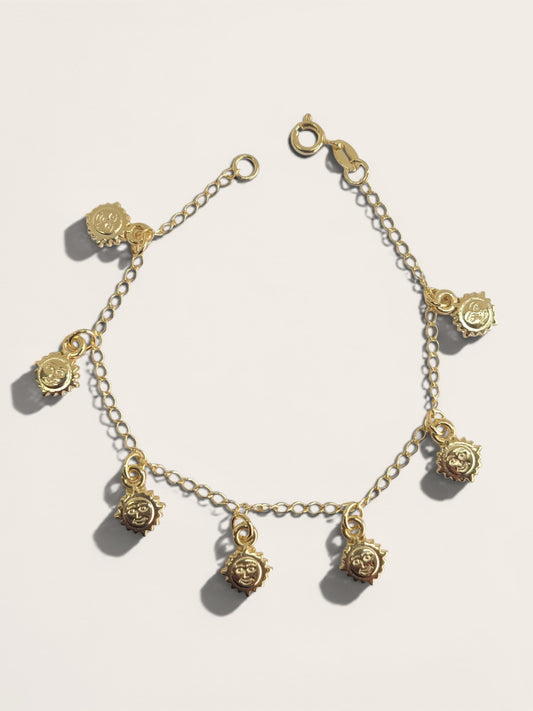 Sun Charm Bracelet