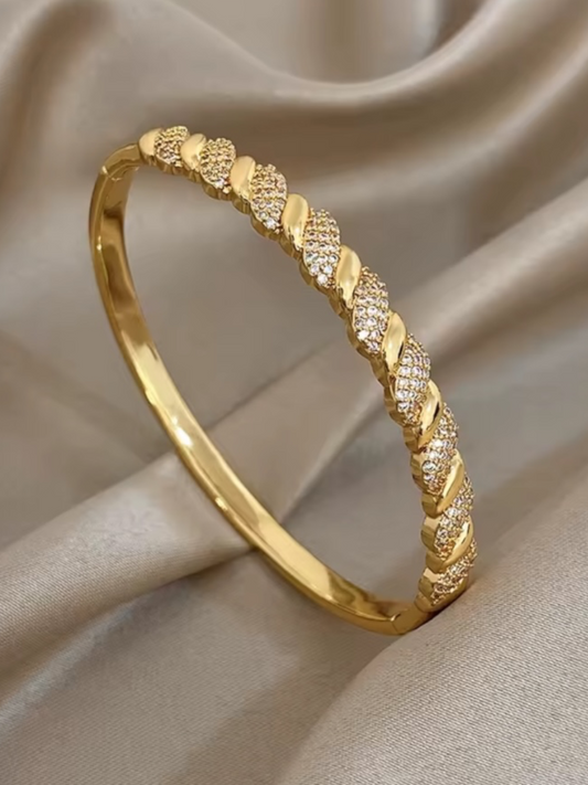 Twisted Luxe Bangle