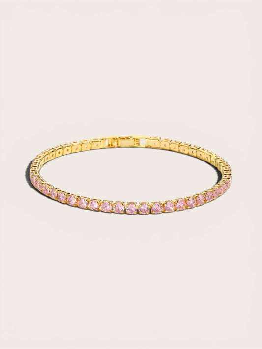 Rose Tennis Bracelet