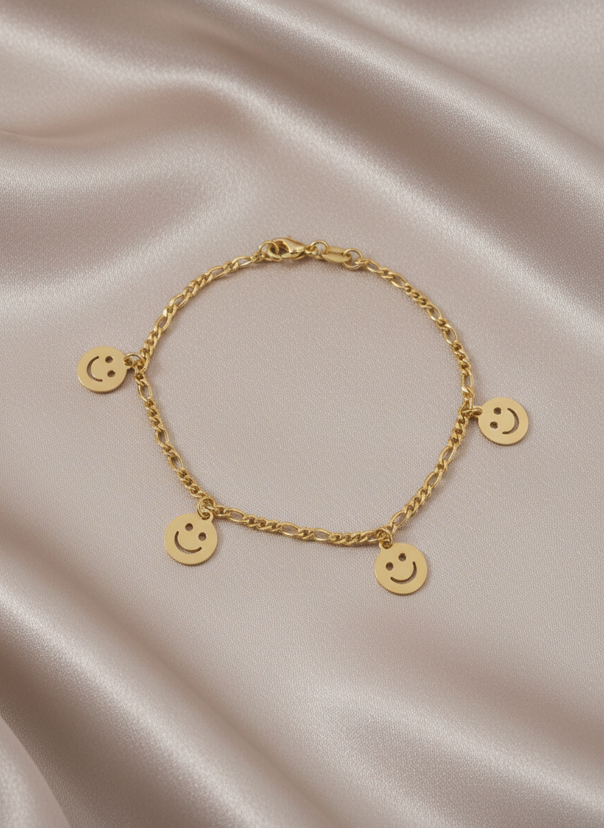 Smiley Charm Bracelet
