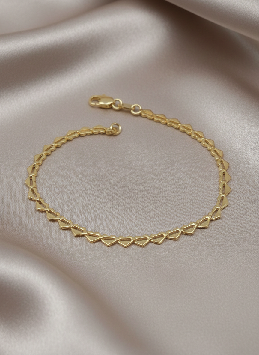 Heart Link Bracelet