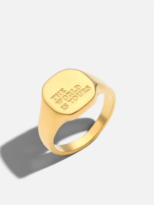 The World Is Yours Ring